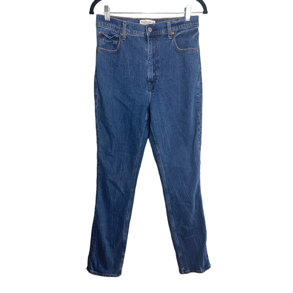 Abercrombie & Fitch Ultra High Rise The 90s Slim Straight Leg Jeans